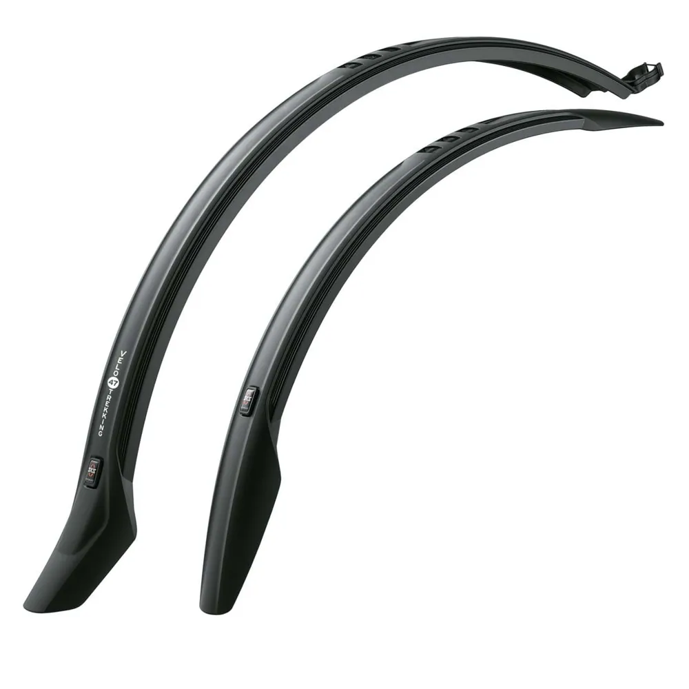 uPRISE Bikes SKS Velo 47 Trekking Mudguard Set - Black - 700c x 47mm | Price match, 365 day return s, 18-Month Warranty, Finance Available & Free UK Delivery