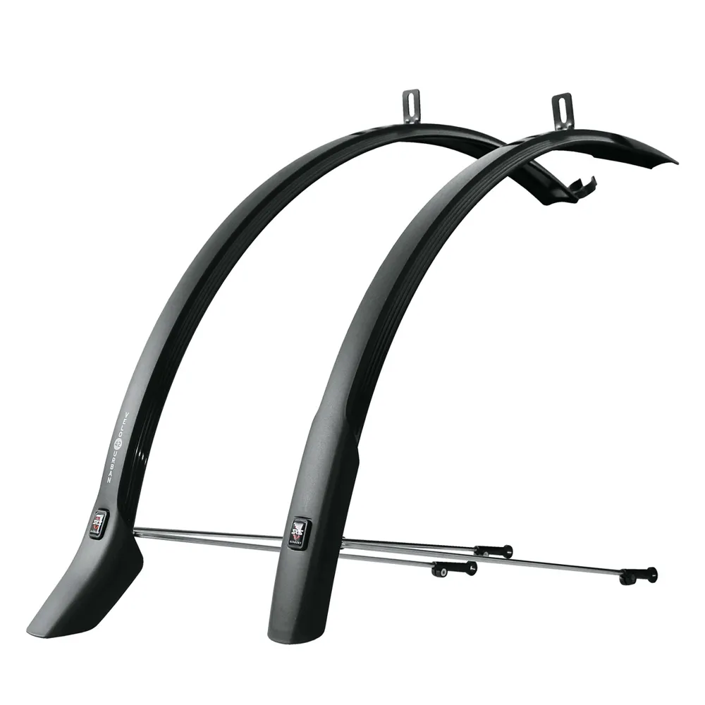 uPRISE Bikes SKS Velo 42 Urban Mudguards Set - Black - 700c 42mm U-Stay | Price match, 365 day return s, 18-Month Warranty, Finance Available & Free UK Delivery