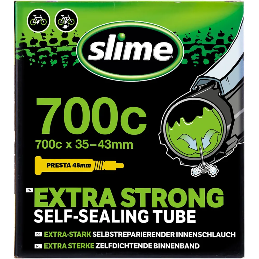 uPRISE Bikes Slime Smart Tube - 700x35-45c - Presta Valve | Price match, 365 day return s, 18-Month Warranty, Finance Available & Free UK Delivery