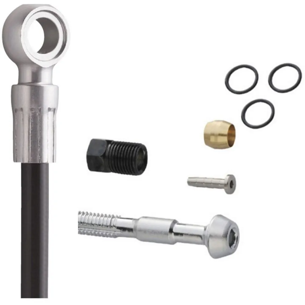 uPRISE Bikes Shimano SM-BH59-SB Disc Brake Hose BR-R785 Straight Banjo - Rear 1700mm | Price match, 365 day return s, 18-Month Warranty, Finance Available & Free UK Delivery