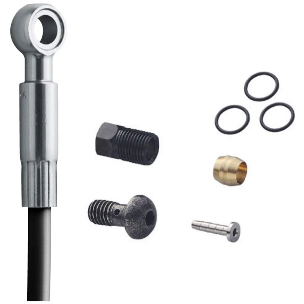 uPRISE Bikes Shimano SM-BH90 XT Straight Long Banjo Disc Brake Hose - Front 1000mm | Price match, 365 day return s, 18-Month Warranty, Finance Available & Free UK Delivery
