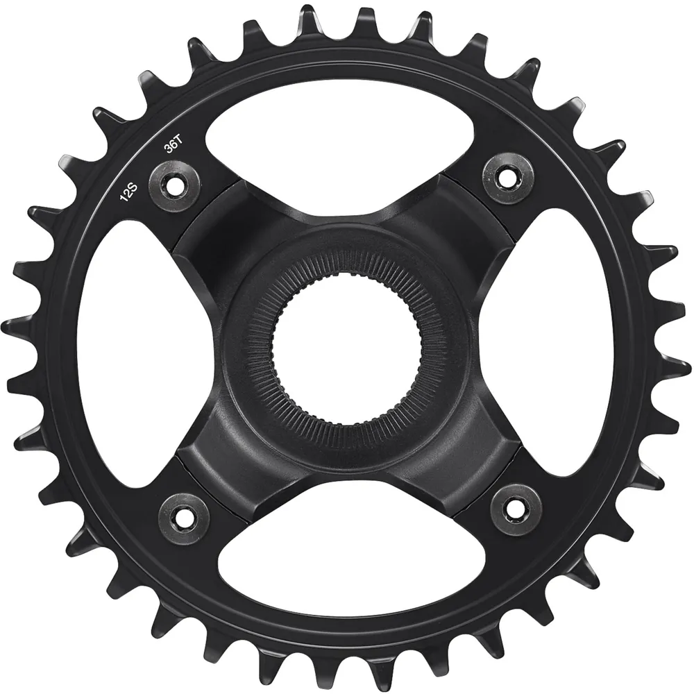 uPRISE Bikes Shimano SM-CRE80-12-B 12spd DCE Single Chainring No Chainguard CL 55mm 36T | Price match, 365 day return s, 18-Month Warranty, Finance Available & Free UK Delivery