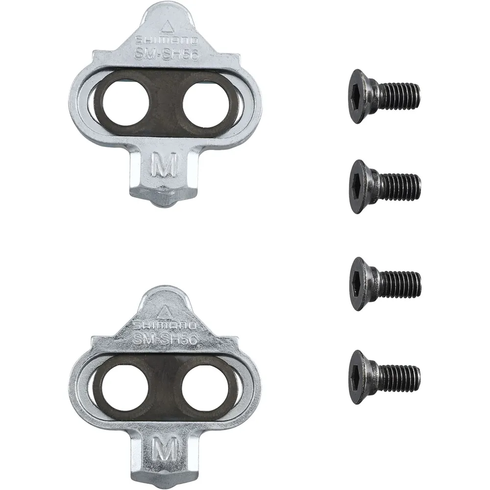 uPRISE Bikes Shimano SH56 MTB SPD Multi-Release Cleats - Silver | Price match, 365 day return s, 18-Month Warranty, Finance Available & Free UK Delivery