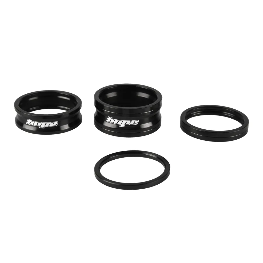 uPRISE Bikes Hope Space Doctor Headset Spacers Set - Black | Price match, 365 day return s, 18-Month Warranty, Finance Available & Free UK Delivery