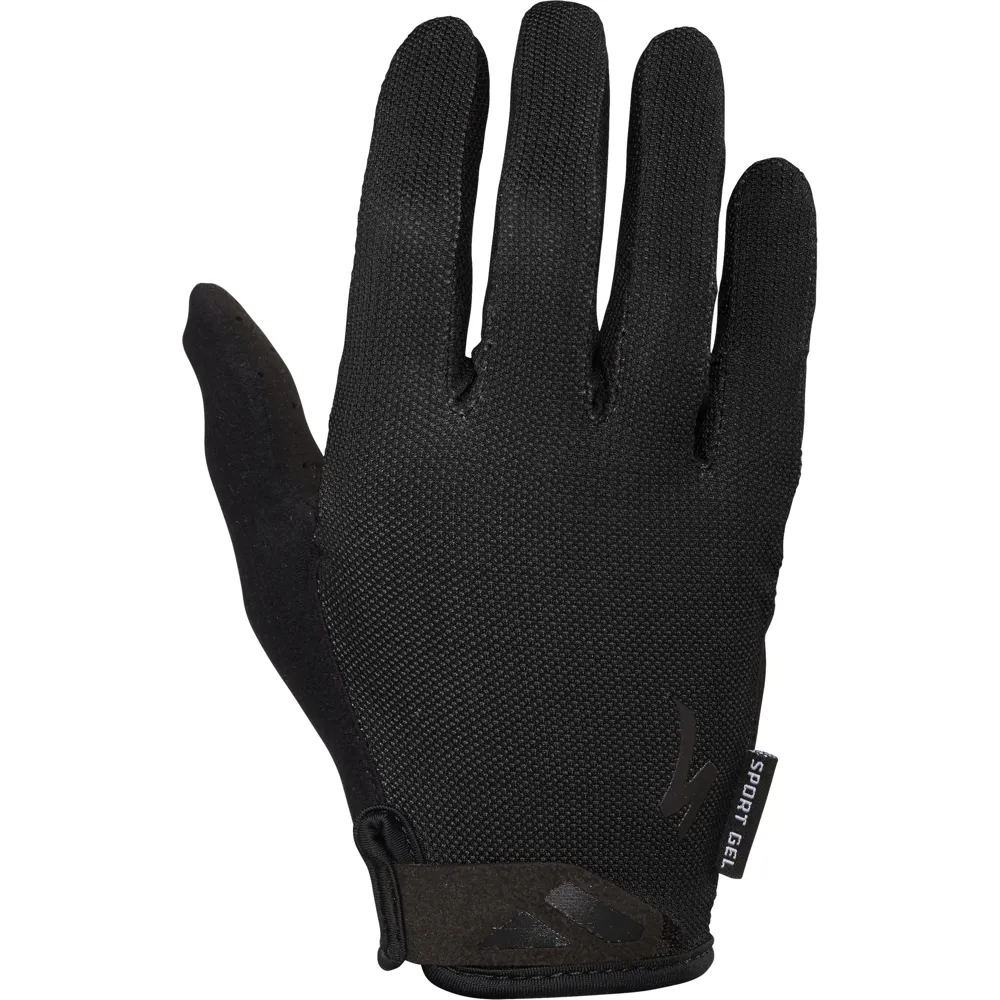 uPRISE Bikes Specialized Body Geometry Sport Gel Womens Long Finger Glove - Black | Price match, 365 day return s, 18-Month Warranty, Finance Available & Free UK Delivery
