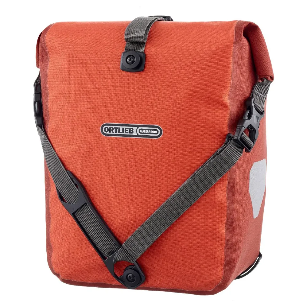 uPRISE Bikes Ortlieb Sport-Roller Plus Pannier Bag - 14.5 Litre - Salsa/Dark Chili | Price match, 365 day return s, 18-Month Warranty, Finance Available & Free UK Delivery