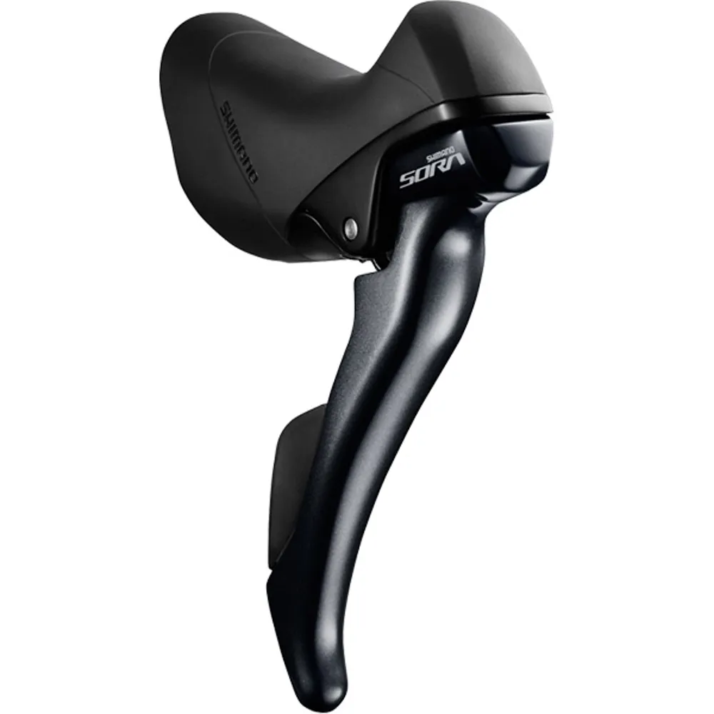 uPRISE Bikes Shimano ST-R3000 Sora 9-speed STI Lever Set - Triple - Black - Pair | Price match, 365 day return s, 18-Month Warranty, Finance Available & Free UK Delivery