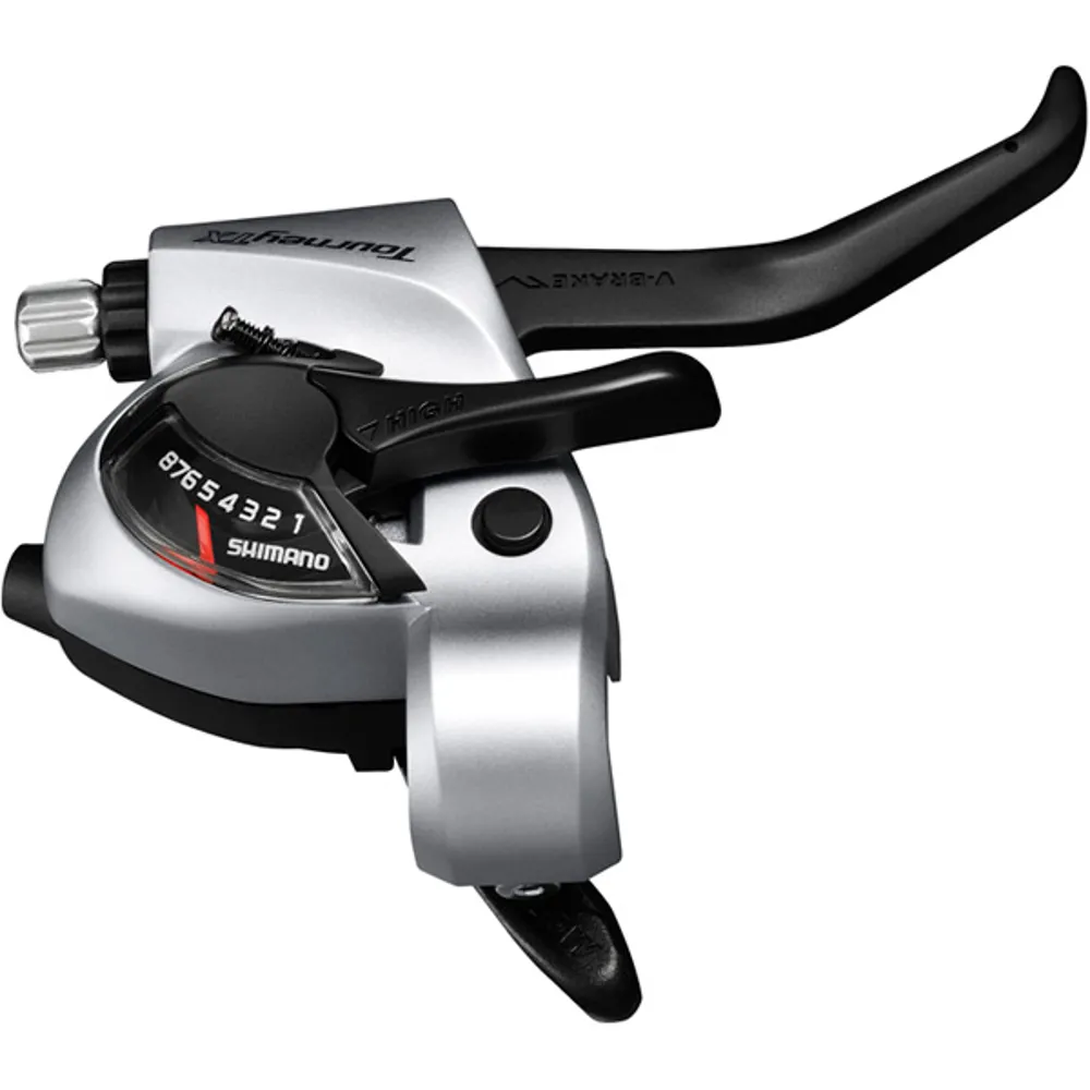 uPRISE Bikes Shimano ST-TX800 Tourney TX 3-speed  STI Lever - Silver - Left Hand | Price match, 365 day return s, 18-Month Warranty, Finance Available & Free UK Delivery