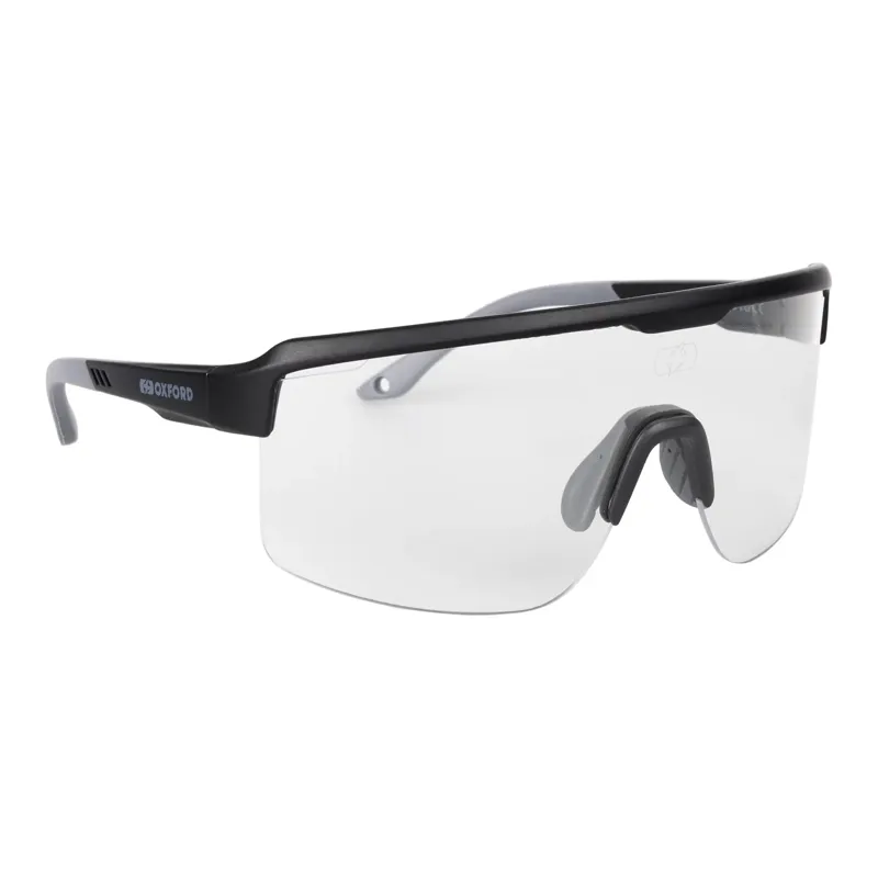 Oxford Pave Sunglasses - Black Frame/Clear Lens