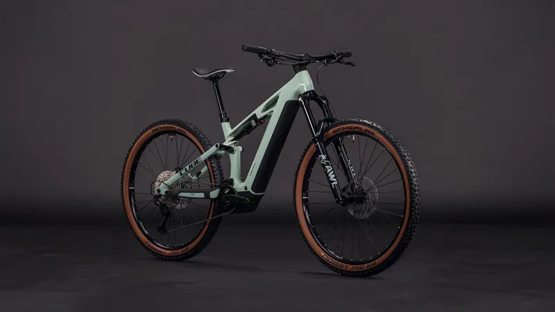 Cube Stereo Hybrid ONE44 HPC RACE 800 2026 Electric MTB - Driedherbs/Black-1