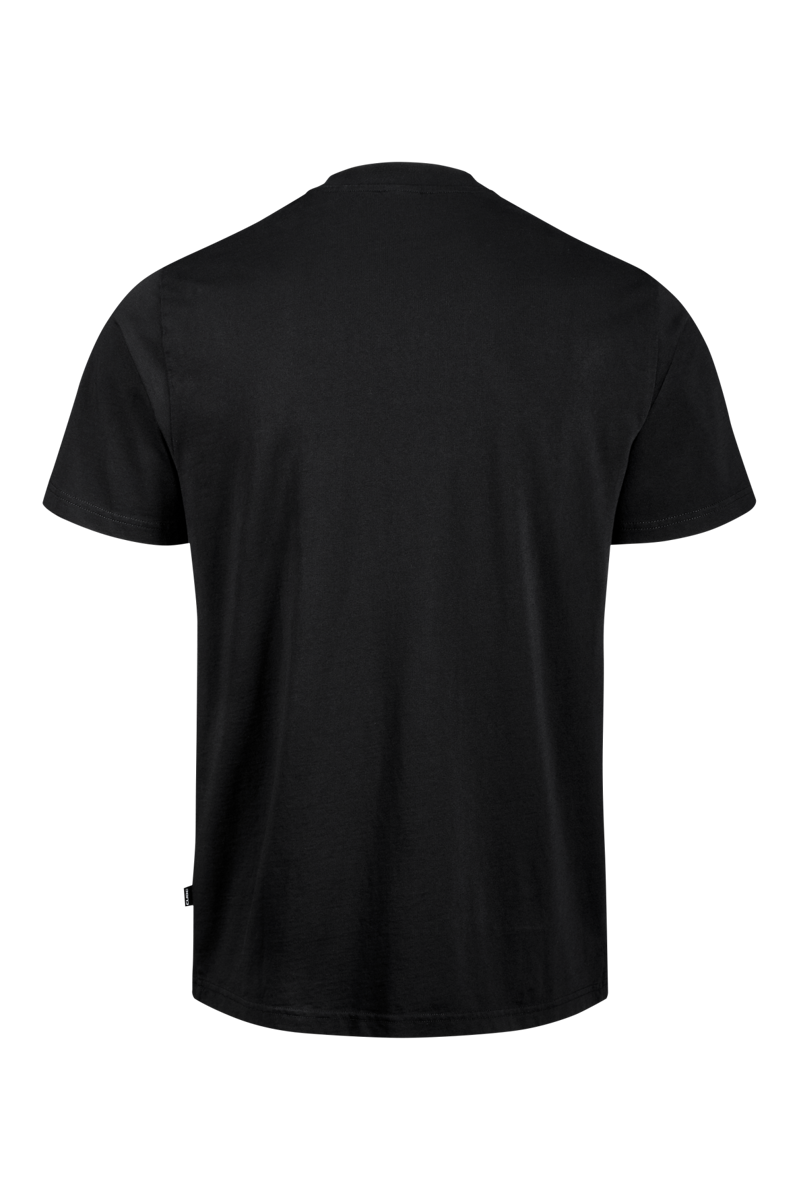 Cube Organic Gravity Fit Embossed Men's T-Shirt - Black-1