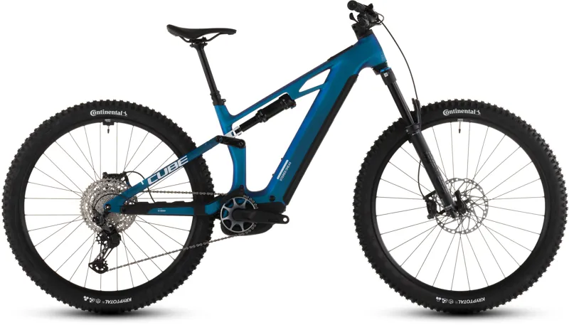 Cube Stereo Hybrid ONE44 HPC SLX 800wh 2026 Electric MTB - Nebula/White