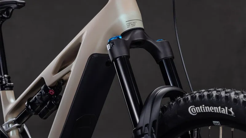 Cube Stereo Hybrid ONE77 HPC SLX 800wh 2026 Electric MTB - Glintsand/Black-3