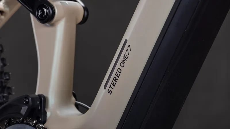 Cube Stereo Hybrid ONE77 HPC SLX 800wh 2026 Electric MTB - Glintsand/Black-5