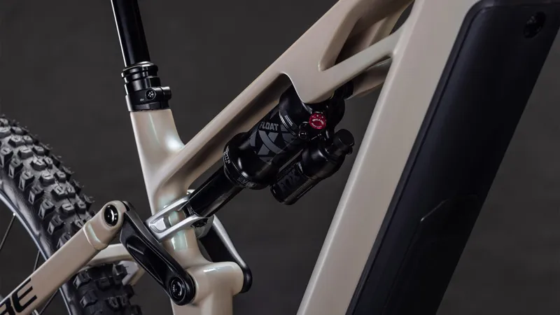 Cube Stereo Hybrid ONE77 HPC SLX 800wh 2026 Electric MTB - Glintsand/Black-6