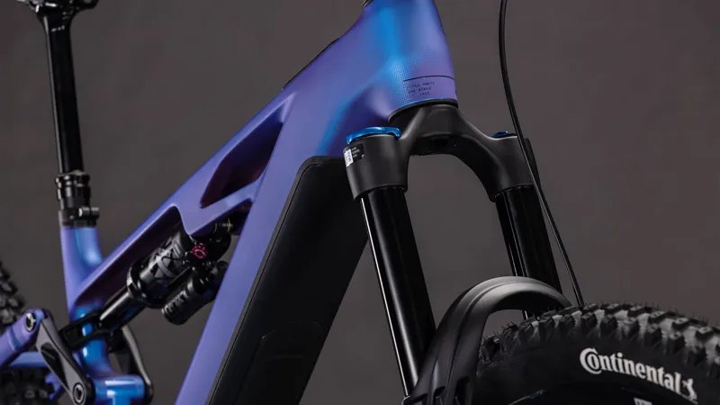 Cube Stereo Hybrid ONE77 HPC SLX 800 2026 Electric MTB - Blue Iris/Black-6