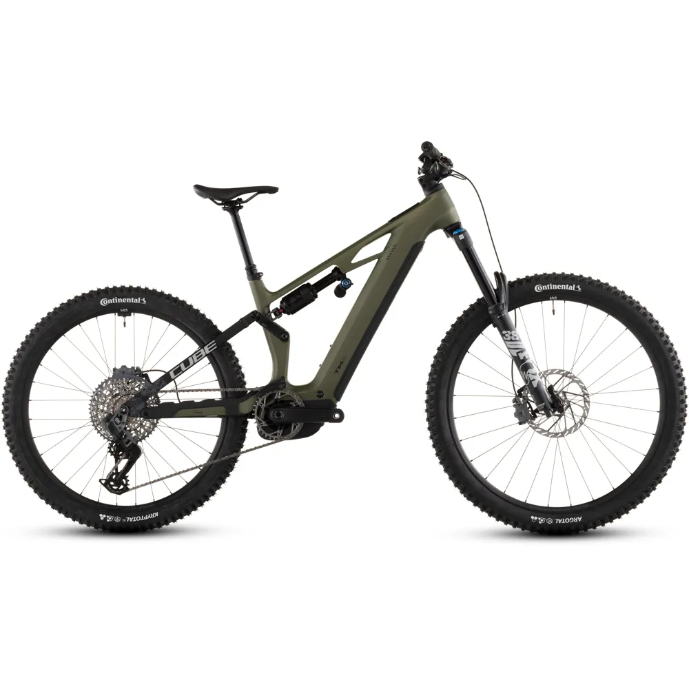 uPRISE Bikes Cube Stereo Hybrid ONE77 HPC TM 800 2026 Electric MTB - Reedgreen/Matrix | Price match, 365 day return s, 18-Month Warranty, Finance Available & Free UK Delivery