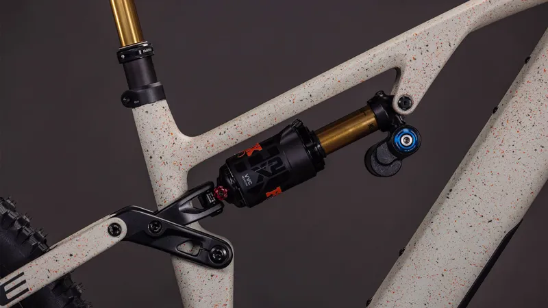 Cube AMS Hybrid ONE77 C:62 Super TM 600X 206 Electric MTB - Reedbeigegrit/Orange-2