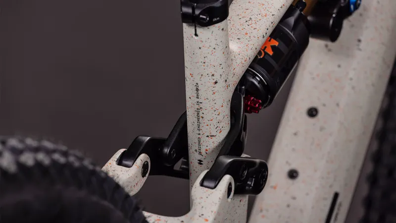 Cube AMS Hybrid ONE77 C:62 Super TM 600X 206 Electric MTB - Reedbeigegrit/Orange-3