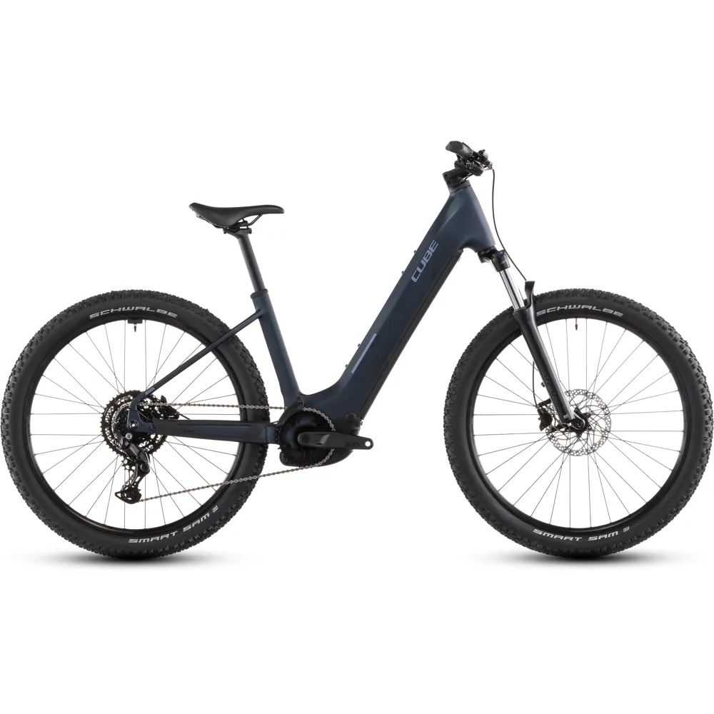 uPRISE Bikes Cube Reaction Hybrid Performance 600 Easy Entry 2026 Electric MTB -  Indigoblue/Reflex | Price match, 365 day return s, 18-Month Warranty, Finance Available & Free UK Delivery