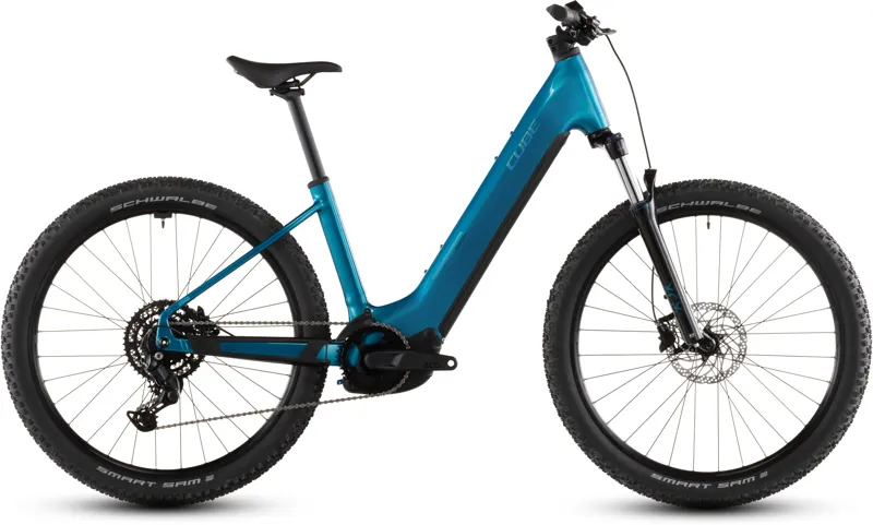 Cube Reaction Hybrid Performance 600 Easy Entry 2026 Electric MTB -  Electricblue/Dazzle