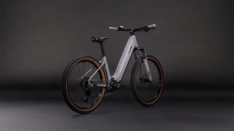 Cube Reaction Hybrid Performance 600 Easy Entry 2026 Electric MTB -  Plumgrey/Black-1