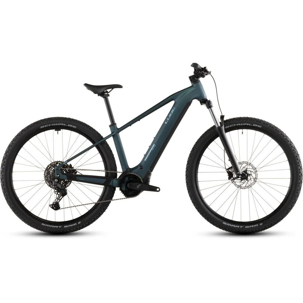 uPRISE Bikes Cube Reaction Hybrid One 800 2026 Electric Mountain Bike - Royal Green | Price match, 365 day return s, 18-Month Warranty, Finance Available & Free UK Delivery