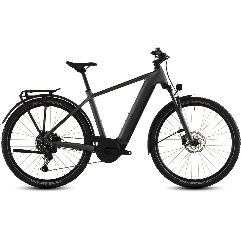 uPRISE Bikes Cube Nuride Hybrid Performance 600 Electric Hybrid Bike - Slab Grey | Price match, 365 day return s, 18-Month Warranty, Finance Available & Free UK Delivery