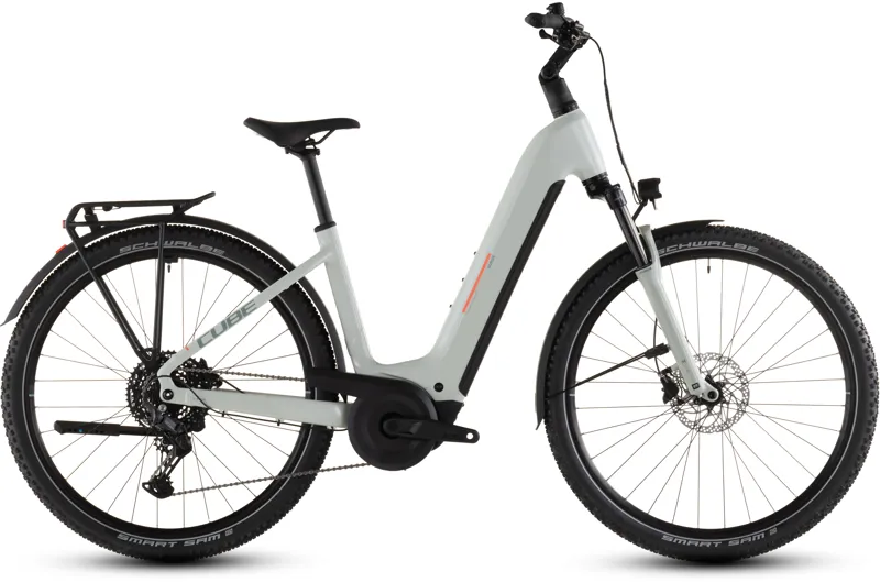 Cube Nuride Hybrid Performance 600wh Easy Entry 2026 Electric Hybrid Bike - Desertstone/Grey