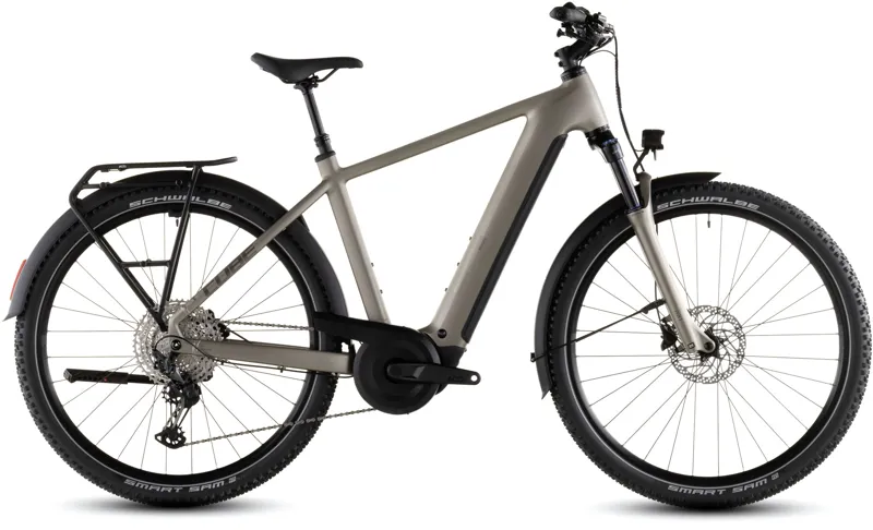 Cube Nuride Hybrid Pro 600wh 2026 Electric Hybrid Bike - Flashstone/Chrome