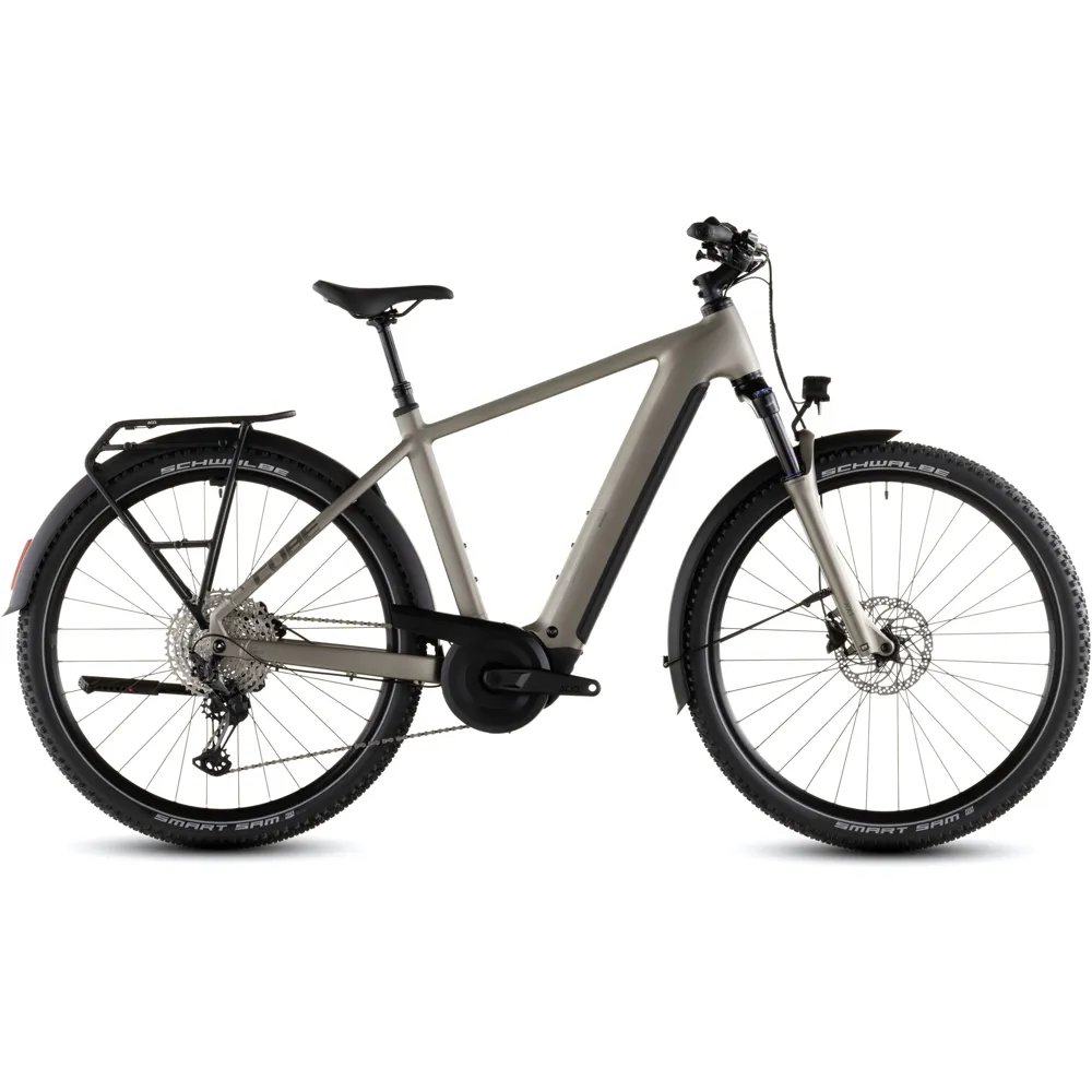 uPRISE Bikes Cube Nuride Hybrid Pro 600wh 2026 Electric Hybrid Bike - Flashstone/Chrome | Price match, 365 day returns, 18-Month Warranty, Finance Available & Free UK Delivery