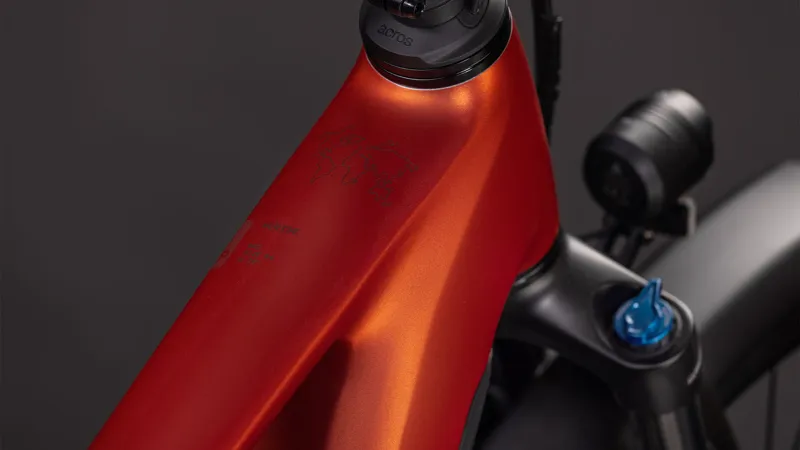 Cube Nuride Hybrid Pro 800 2026 Electric Hybrid Bike - Chilli/Black-2