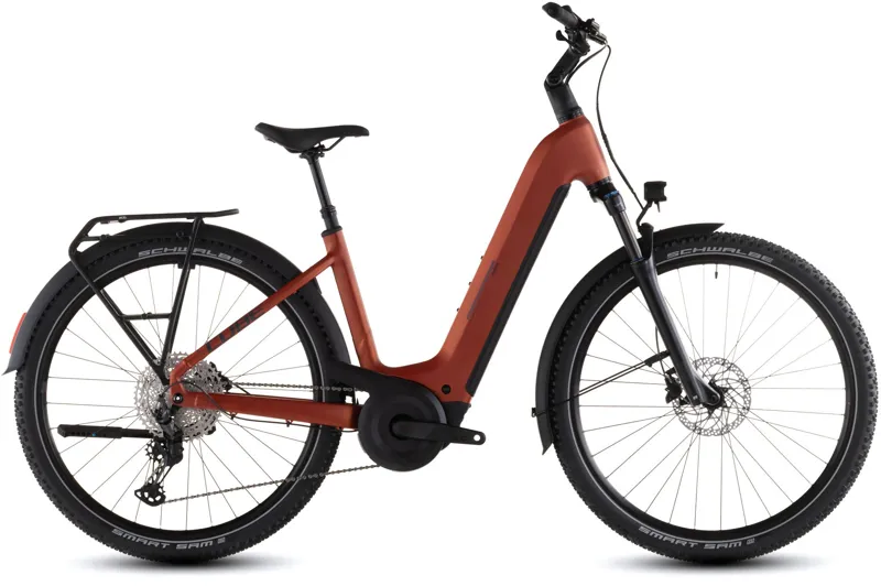 Cube Nuride Hybrid Pro 800 Easy Entry 2026 Electric Hybrid Bike - Chilli/Black