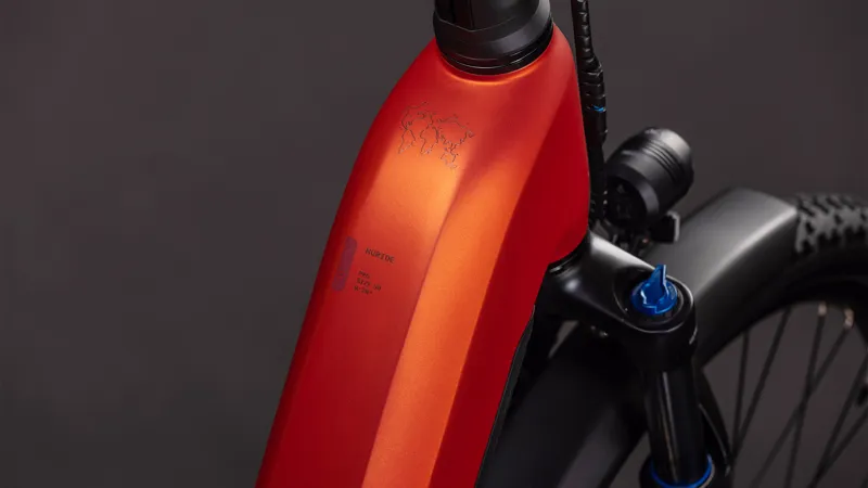 Cube Nuride Hybrid Pro 800 Easy Entry 2026 Electric Hybrid Bike - Chilli/Black-2