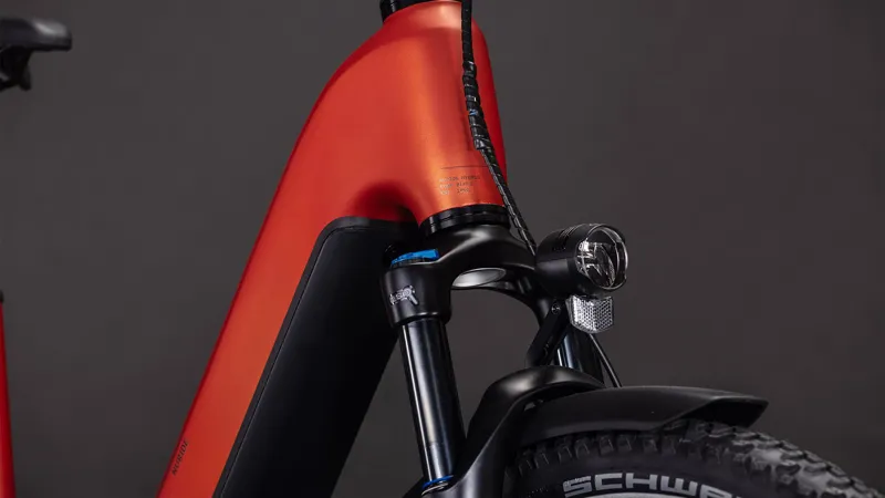 Cube Nuride Hybrid Pro 800 Easy Entry 2026 Electric Hybrid Bike - Chilli/Black-6