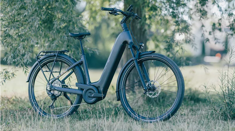 Cube Nuride Hybrid SLX 800wh Easy Entry 2026 Electric Hybrid Bike - Black/Gold-6