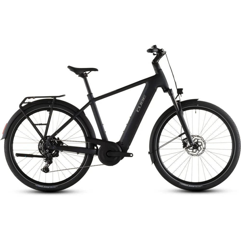 uPRISE Bikes Cube Touring Hybrid ONE 600wh 2026 Electric Hybrid Bike - Coal/Chrome | Price match, 365 day return s, 18-Month Warranty, Finance Available & Free UK Delivery