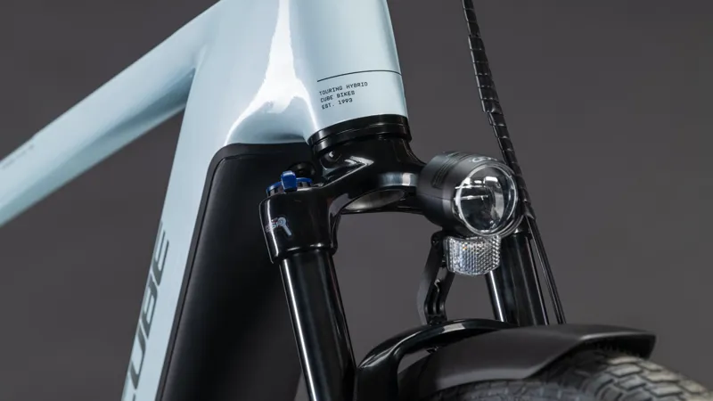 Cube Touring Hybrid ONE 600wh 2026 Electric Hybrid Bike - Glacier/Reflex-7