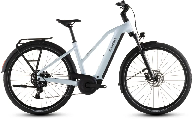 Cube Touring Hybrid ONE 600wh Trapeze 2026 Electric Hybrid Bike - Glacier/Reflex