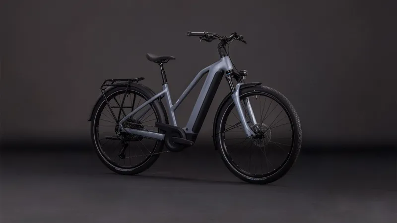 Cube Touring Hybrid Pro 800wh Trapeze 2026 Electric Hybrid Bike - Pearlgrey/Grey-1