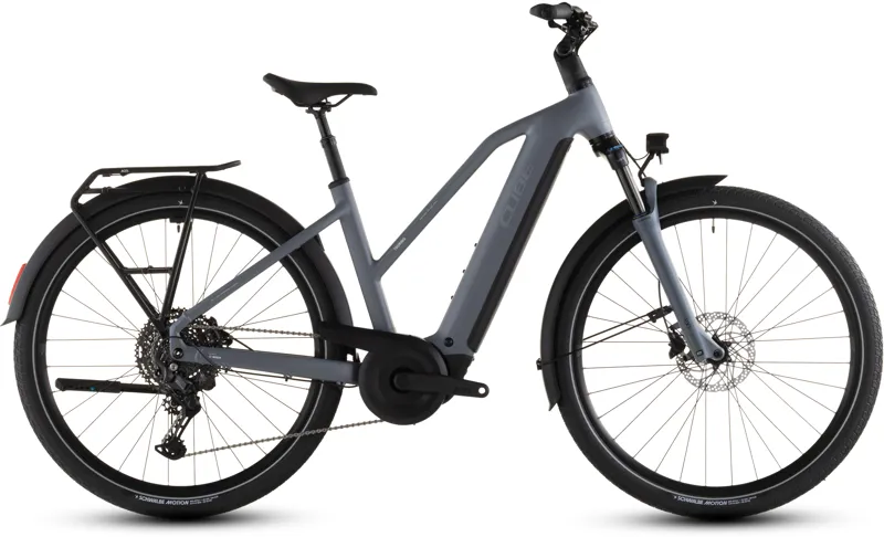 Cube Touring Hybrid Pro 800wh Trapeze 2026 Electric Hybrid Bike - Pearlgrey/Grey