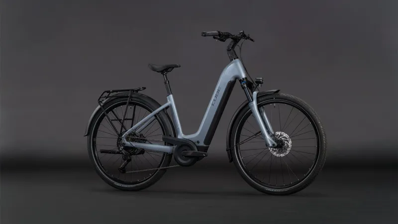 Cube Touring Hybrid Pro 800 Easy Entry 2026 Electric Hybrid Bike - Pearlgrey/Grey-1