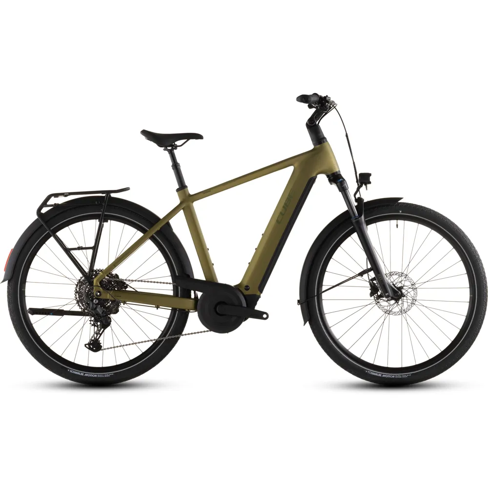uPRISE Bikes Cube Touring Hybrid Pro 800 2026 Electric Hybrid Bike - Goldenlime/Black | Price match, 365 day returns, 18-Month Warranty, Finance Available & Free UK Delivery
