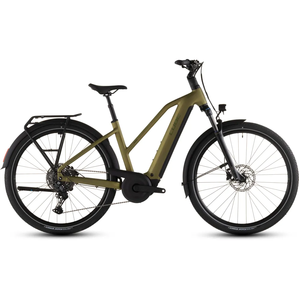 uPRISE Bikes Cube Touring Hybrid Pro 800wh Trapeze 2026 Electric Hybrid Bike - Goldenlime/Black | Price match, 365 day return s, 18-Month Warranty, Finance Available & Free UK Delivery