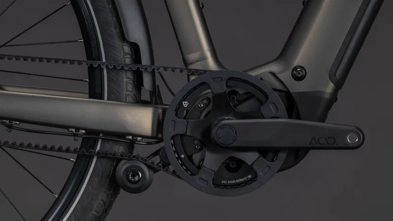 Cube Touring Hybrid Comfort SLX 800wh 2026 Electric Hybrid Bike - Charcoal/Chrome-4