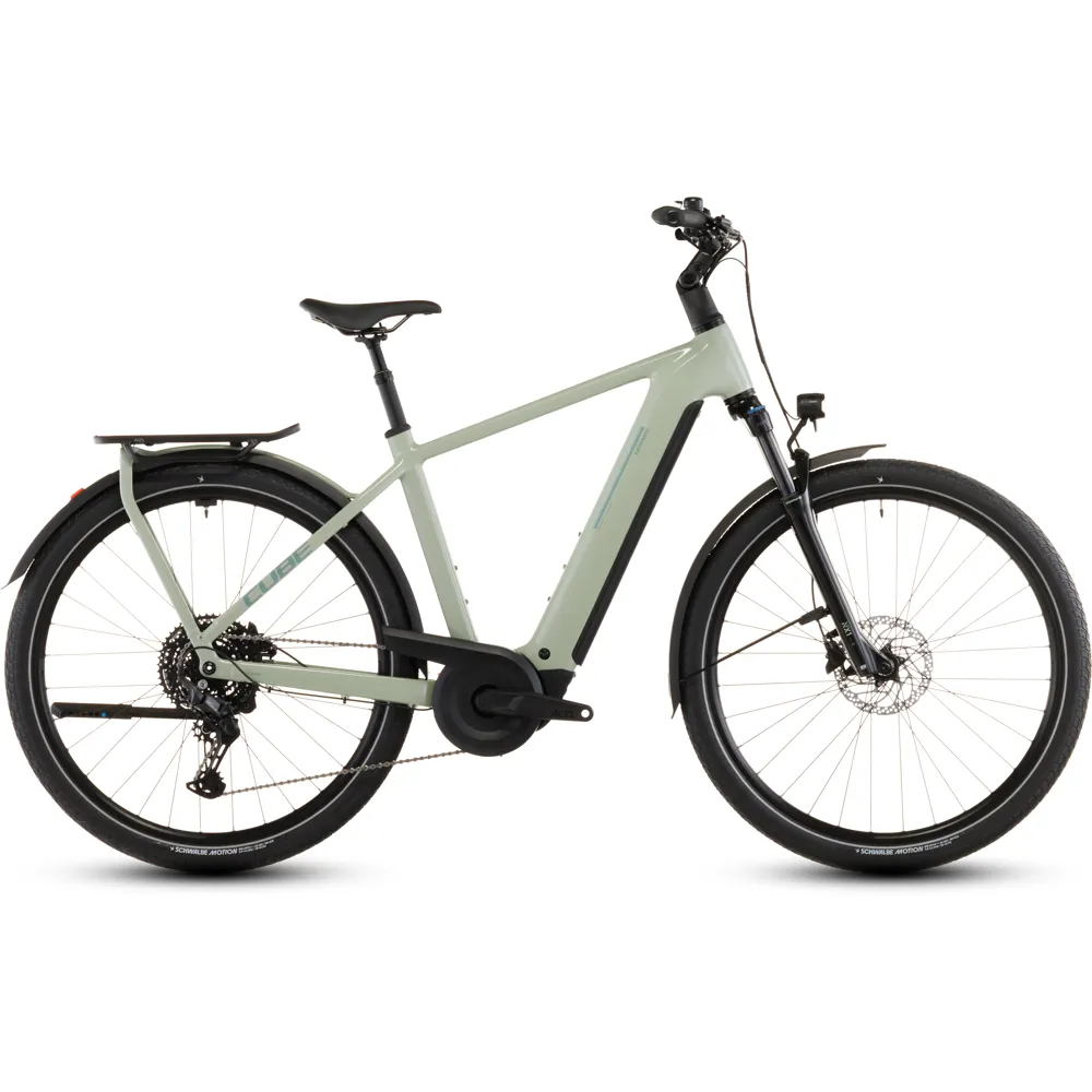 uPRISE Bikes Cube Kathmandu Hybrid ONE 800wh 2026 Electric Hybrid Bike - Pea/Green | Price match, 365 day return s, 18-Month Warranty, Finance Available & Free UK Delivery