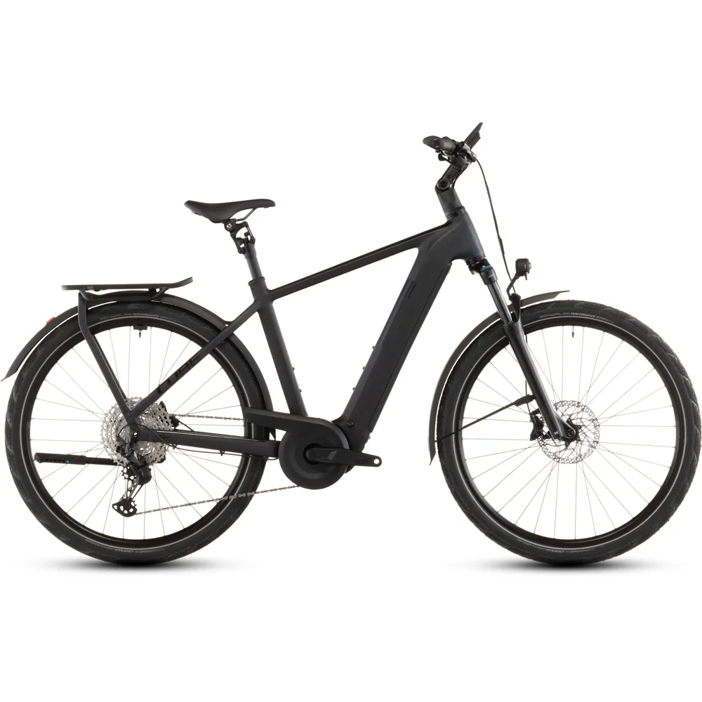 uPRISE Bikes Cube Kathmandu Hybrid Pro 800wh 2026 Electric Hybrid Bike  - Coal/Black | Price match, 365 day return s, 18-Month Warranty, Finance Available & Free UK Delivery