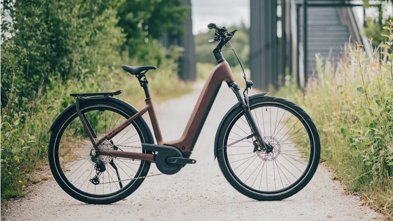 Cube Kathmandu Hybrid Pro 800wh Easy Entry 2026 Electric Hybrid Bike - Sunglow/Chrome-6