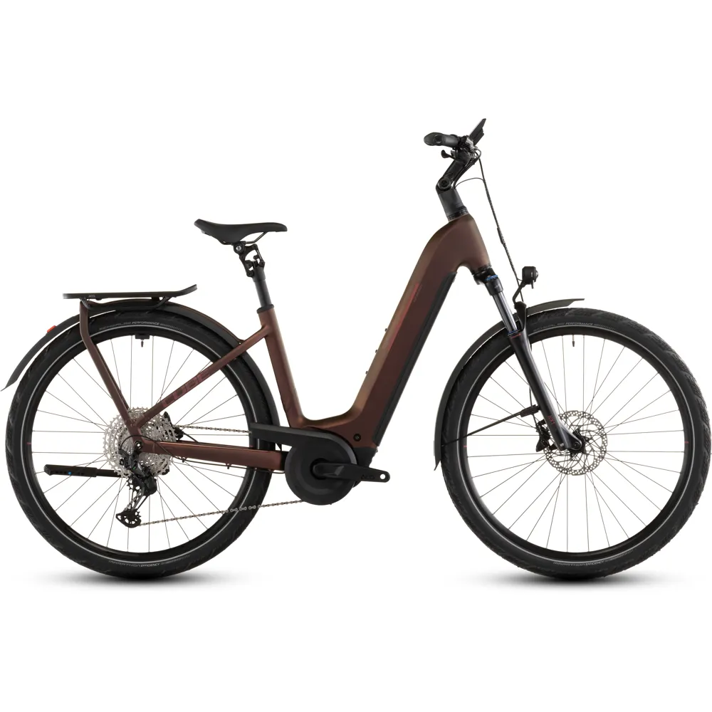 uPRISE Bikes Cube Kathmandu Hybrid Pro 800wh Easy Entry 2026 Electric Hybrid Bike - Sunglow/Chrome | Price match, 365 day return s, 18-Month Warranty, Finance Available & Free UK Delivery