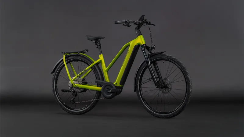 Cube Kathmandu Hybrid Pro 800wh Trapeze 2026 Electric Hybrid Bike - Lizard/Black-1